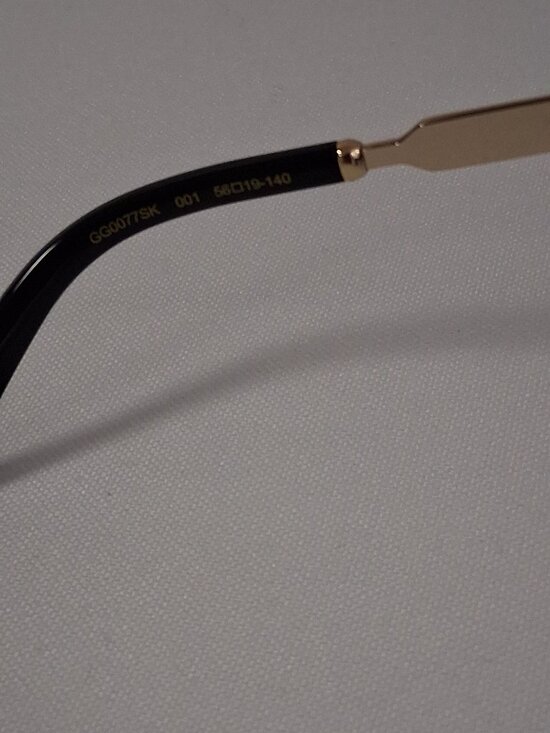 Gucci Women’s Sunglasses GG0077SK-001-56 – Black – New With Tags main image 10